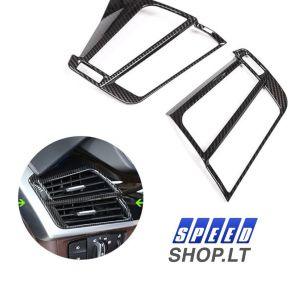 BMW X5 X6 F15 F16 oro ventiliacijos grotelių Carbon apdaila